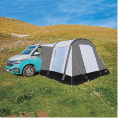 Unikka Sunnyville Inflatable Awning for Motorhomes, Waterproof Polyester, Multi-Point Inflation, Large Living Area, Removable Front Panel, Fits Vehicles 180-210 cm