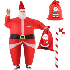 Matreeglam Adult Christmas Costume, Santa Claus Christmas Tree Costume, Funny Christmas Clothing for Christmas, Cosplay, Birthday Party