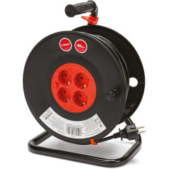 Velamp H05VV-F 3G Cable Reel 40 m Cable Reel with 4 Sockets 1.5 mm²