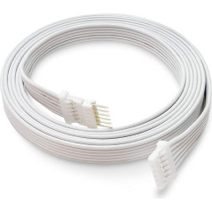Light Solutions 1 m Extension Cable for Philips Hue Lightstrip V4 & Solo Lightstrip Lighting - LED Strip LED Lighting - Extension Extension Cable Power - White (Pack of 1)
