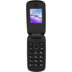Folding Phone for Seniors, Unlocked, 3G LTE Dual SIM, Large Buttons with Speaker, Large Buttons and LED Lights, SOS Function, Long Life (EU Plug)