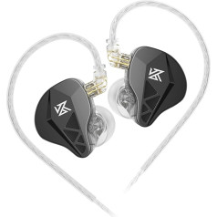 keephifi KZ EDXS IEM KZ In-Ear Monitor Headphones, 10mm Dynamic Driver, HiFi 3D Metal Headphones, KZ Wired Earbuds IEMS with High Resolution Sound and Detachable Cable (No Micro)