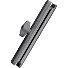 FANAUE Aluminum Ball Head Double Socket Arm Support Only Connections of 17mm Ball Head Adapter Compatible with RAM Mount 17mm Ball and Bicycle Motorcycle Phone Holder Long Arm Length