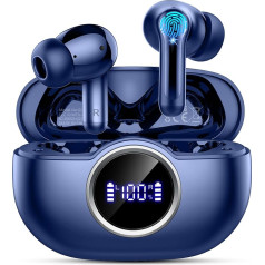 Kabellose Bluetooth-5.4-Kopfhörer, tiefer Bass, Hi-Fi-Stereo-Ohrhörer mit 4 ENC-Geräuschunterdrückungs-Mikrofon, 36 Stunden, USB-C-In-Ear-Kopfhörer, IP7, wasserdicht, Sport, Workout, für Laptop, Pad,