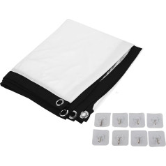 NOENNULL 60 Inch 84 Inch 100 Inch Projector Screen 16:9 Foldable, Wrinkle Free, Portable Projection Screen, Film Projector Screen Home Cinema, Outdoor and Indoor (100 Inches)