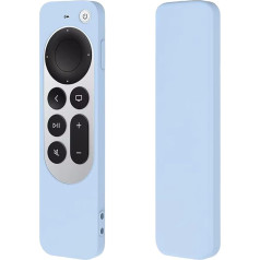 Apple TV Siri Remote Control - Silicone Remote Control for Apple TV 4K / HD Siri Remote Control (2nd Gen/3rd Generation) - Blue