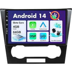 BXLIYER Android 12 IPS Car Radio Suitable for Chevrolet Epica (2006-2012) - Built-in Carplay/Android Car/DSP - LED Camera + MIC - 4G + 64G - DAB 360 Camera Steering Wheel Control Fast Boot WiFi - 2