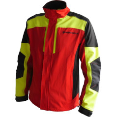 Sägenspezi Forestry Jacket S1 Ultra Red/Neon Yellow/Black