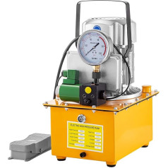 VEVOR 10152 PSI Hydraulic Unit Solenoid Valve 7-70MPa Hydraulic Pump, Yellow