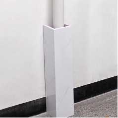 Versteckter Rohrschutz für Innen- und Außenbereich einfach zu schneiden und zu installieren breit 140 cm x 28 cm x 2 cm perfekt für Badezimmer und AC Split-Linie haltbares und elegantes Design