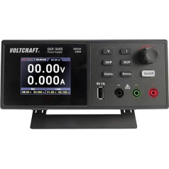 VOLTCRAFT DSP-3005 Laboratory Power Supply, Adjustable 0-30V 0-5A 150W USB 2.0 Plug A Remote Control Number of Outputs 1