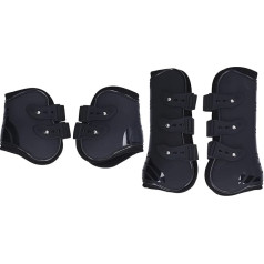 Horse Tendon Gaiters Soft Safe Wear Resistant PU Shell Protector for Horse Jumping Endurance