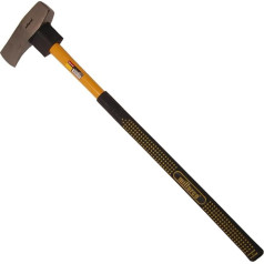 Home It® Splitting Axe 2500g - Fibreglass Handle Axe with Non-Slip Handle - 91cm Length - Ideal for Log Splitting and Heavy Gardening