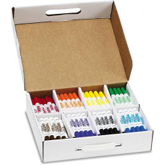 Prang Washable Markers, Eight Assorted Colours, 200/Carton by Prang