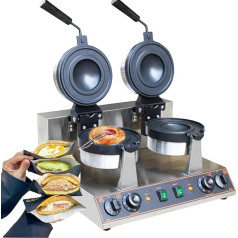 Eiscreme-Burger-Maker B, kommerzielle elektrische Hamburger-Maschine, antihaftbeschichtete Hamburger-Maschine mit Eiscreme-Füllung, manuelle Hamburger-Presse
