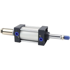 Pneumatic Air Cylinder, SCJ32 Series Standard Pneumatic Cylinder with Magnetic Double Aluminium Air Cylinder Scj3 2x50-25 -S scj3 2x200-100-s for Automatic Equipment (Color : SCJ32x100-100-S,