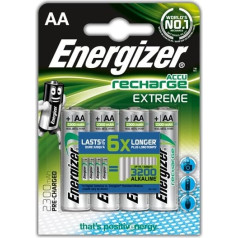 Extreme aa l91 2300 mah akumulators 4 gab. blisteris