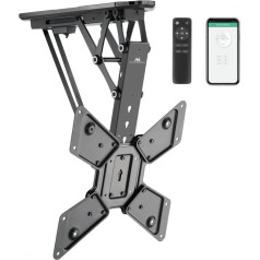 Elektriskais griestu stiprinājums tv, mc-492 maks. 30kg, vesa 600x400, tālvadības pults, 23-55 collas