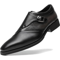 SANNAX Men's Suit Shoes, Business Lace-Up Shoes, Oxfords, Classic Leather Shoes, Formal Wedding Shoes