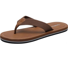 Harssidanzar HM001EU Men's Flip Flops, Casual, Surf Flip-Flops, Beach Flip-Flops, Bathing, Sandals, Non-Slip and Durable Summer Flip Flops