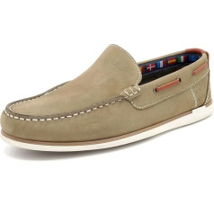 Casual Men's Moccasin Nubuck Leather Boat Shoes Frame Stitched