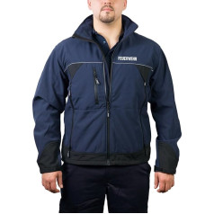 feuer1 Softshell jacket, fire brigade, wind and waterproof, highly breathable, reflex