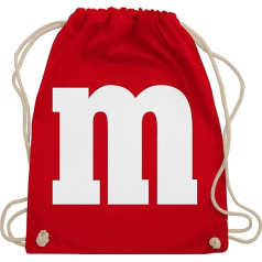 Shirtracer - Gym Bag Backpack - Carnival Fancy Dress Bags - Groups M and M Print - M & M Costume Group Mouth M & M MM