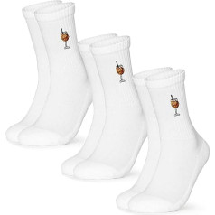 Occulto Women's & Men's Tennis Socks Pack of 3 (Model: Robin), Statement Tennis Socks