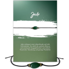 Glücksschmiedin - Gemstone Bracelet Healing Stone with Gold Beads Locally Handmade