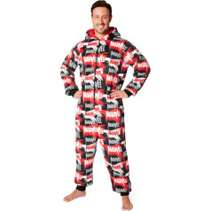 Marvel Hooded Fleece Onesies for Men and Teenagers - Comfortable Loungewear S-3XL - Gifts for Men