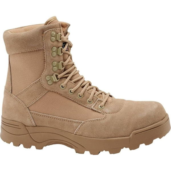 BRANDIT Coyote Tactical Boots 9-Hole Army Trekking Outdoor Boat Work Boots