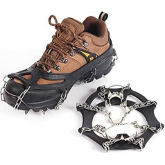 Spikes for shoes, shoe size 36-47, shoe spikes, shoe claws, crampons for shoes in winter, crampons, ice spikes, shoe claws with stainless steel teeth spikes