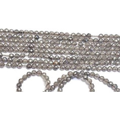 Jaipur Gems Mart Grey Moonstone 2mm-3mm Faceted Beads | 13