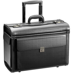 D&N Design Pilotenkoffer 2879 01 Businesskoffer Dokumentkoffer, D&N Farbe:schwarz