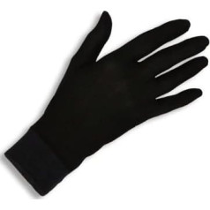 Jasmine Silk Pure Silk Gloves Thermal Liner Glove Inner Ski Bike Cycle Gloves (Large) 100gsm
