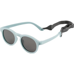 RRICHH Baby Sunglasses with Straps, UV Protection Polarized Adjustable Flexible Outdoor Kids Sunglasses Soft Silicone Frame Sunglasses for 0-48 Months Toddler Newborn Boys, blue