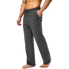 EUHOM Jogging Bottoms, Men's Cotton Tracksuit Bottoms, Long Sweatpants, Breathable Leisure Trousers, Sports Trousers, Yoga Trousers, Lightweight Fitness Trousers with Pockets