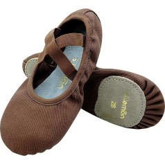 s.lemon Ballet shoes, elastic linen split sole ballet slippers, ballet shoes, ballet shoes for children and adults