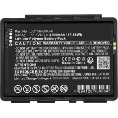 CELLONIC, Barcode Scanner Battery Compatible with Honeywell CT60, CT50, Dolphin CT60 (4700 mAh, 3.8 V)