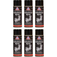 HaWe Adhesive Lubricant Spray 6 x 400 ml, Adhesive Lubricant, Spray Grease, Adhesive Lubricant, Chain Spray
