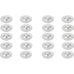 Reinscer 20 Stück -16B 5/8- Lager Stahl Roller Ball Flansch Förderer Transfereinheit