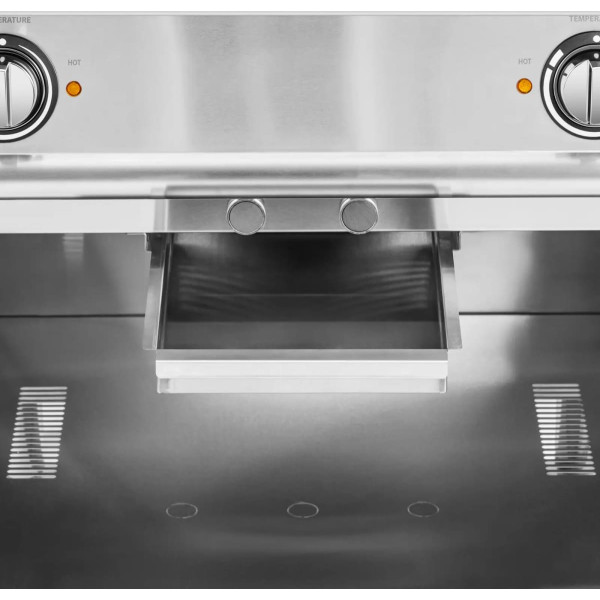 Elektriskais lavas grils ar akmeņiem 50-300C 8,1 kW 400 V