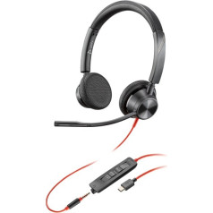 Poly Austiņas blackwire 3325 st usb-c/a adapteris 8x221aa