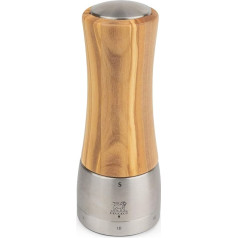 Peugeot Madras u'Select 36157 Manual Salt Mill, Grinding Level Adjustment, Height: 16 cm, Olive Wood