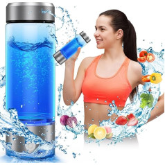 450 ml Rechargeable Hydrogen Water Bottle Portable Maker Machine Hydrogen Water, Improving Water Quality in 3 Minutes Hydrogen Water Bottle for Home Office