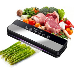Vacuum Sealer 5 in 1 for Sous Vide Cooking and Food Stays Fresh up to 7x Longer 30 Vacuum Bags Included Black