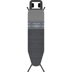 Rörets Dual Action Next Ironing Board - Technology, Turbo & Park Zone - 4-Layer Padding and Cover - Height Adjustable - Ironing Surface 32 x 108 cm