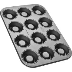 Zenker 7423 Cupcake Baking Tray 38 x 26 x 3 cm with 12 Holes