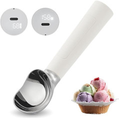 Ice Cream Scoop with Stainless Steel Head and Plastic Handle