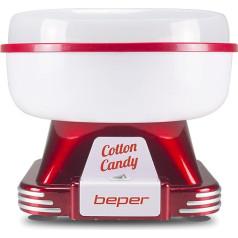 BEPER 90.608 Kids Splash Guard Candy Floss Machine with Spoon Included 500W ABS